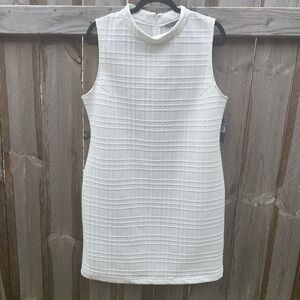 Sharagano‎ Textured Mockneck Dress